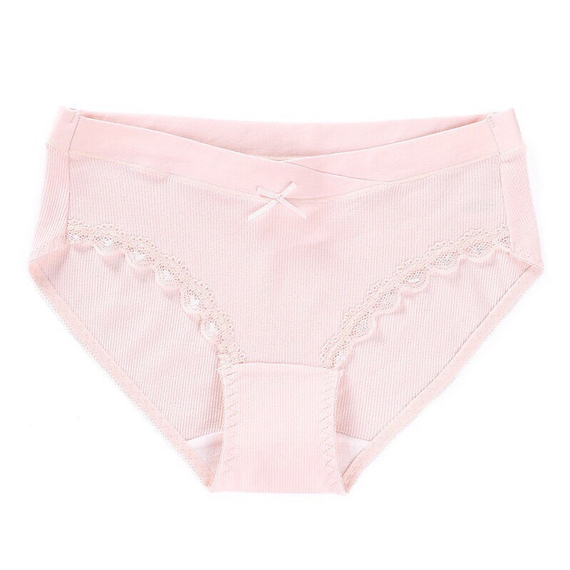 Quần lót bầu chất liệu len tăm pha ren