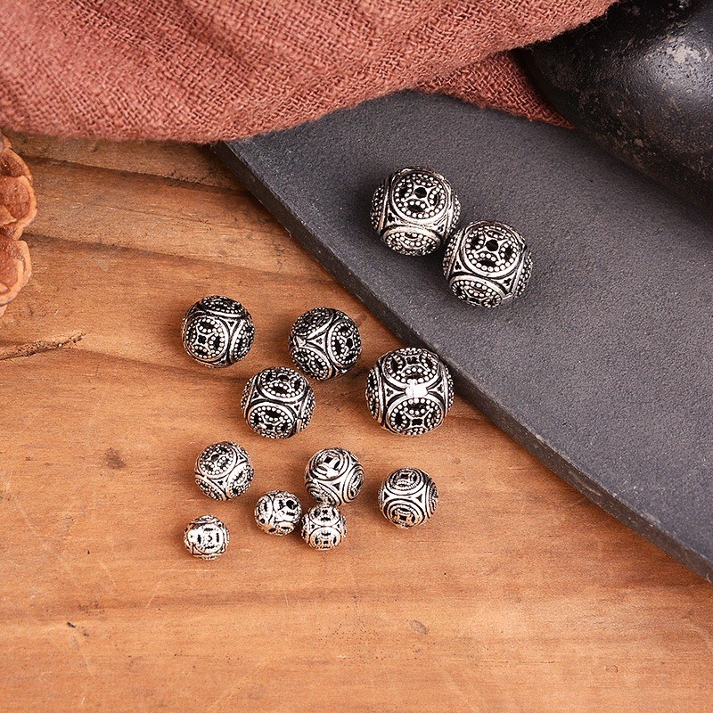 [S925] Charm Bi bạc may mắn 12mm