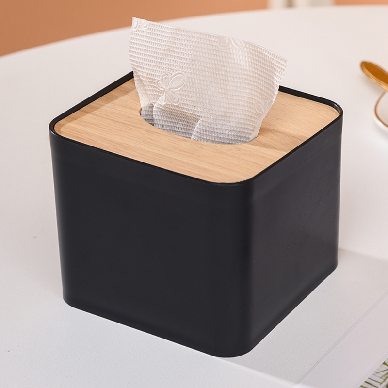 [seve *] Hộp Đựng Khăn Giấy Mini Thiết Kế Hình Miệng Xiên Dễ Sử Dụng Để Trang Trí Phòng