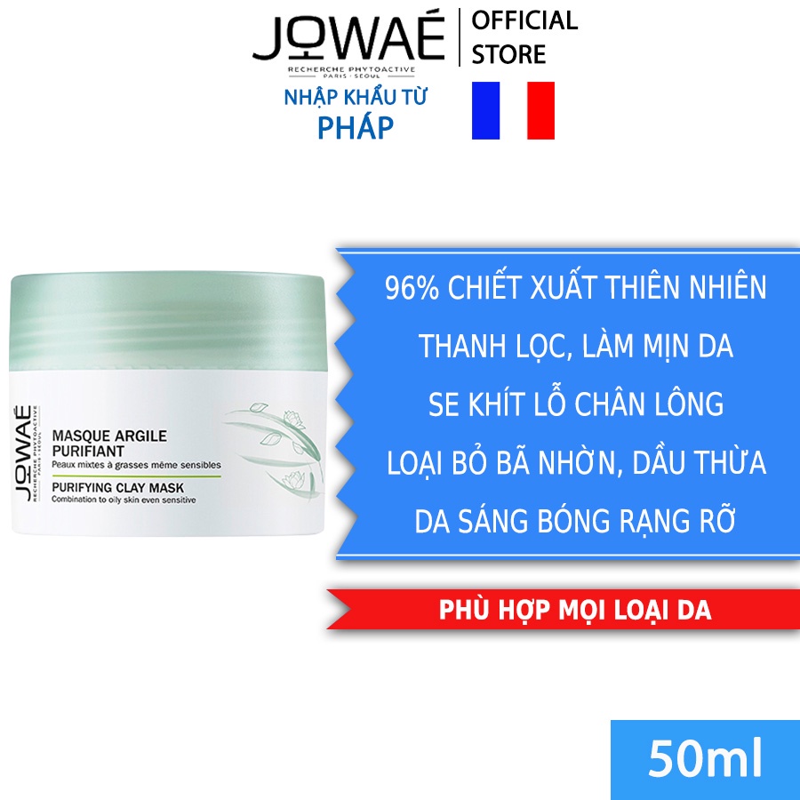 Combo Chăm Sóc Da Chuyên Sâu JOWAE ( Tẩy Trang - Sữa Rửa Mặt Tạo Bọt - Xịt Khoáng - Mặt Nạ Đất Sét )