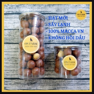 Hạt macca nứt vỏ - công nghệ sấy lạnh - hạt mới không hôi dầu - 100% macca việt nam - kèm dụng cụ tách vỏ