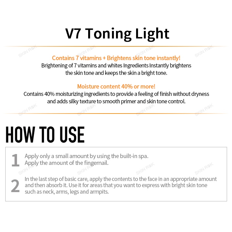 Kem Dr.Jart+ V7 Toning Light 50ml Làm Trắng Da Ban Đêm
