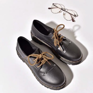 [ SẴN NÂU SIZE 38, ĐEN 36 ] Giày ulzzang dây nâu