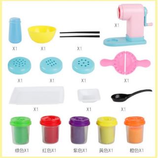 BỘ ĐỒ CHƠI LÀM MÌ Ý TỪ ĐẤT NẶN BỘT MÌ (Mã 8868-3)
