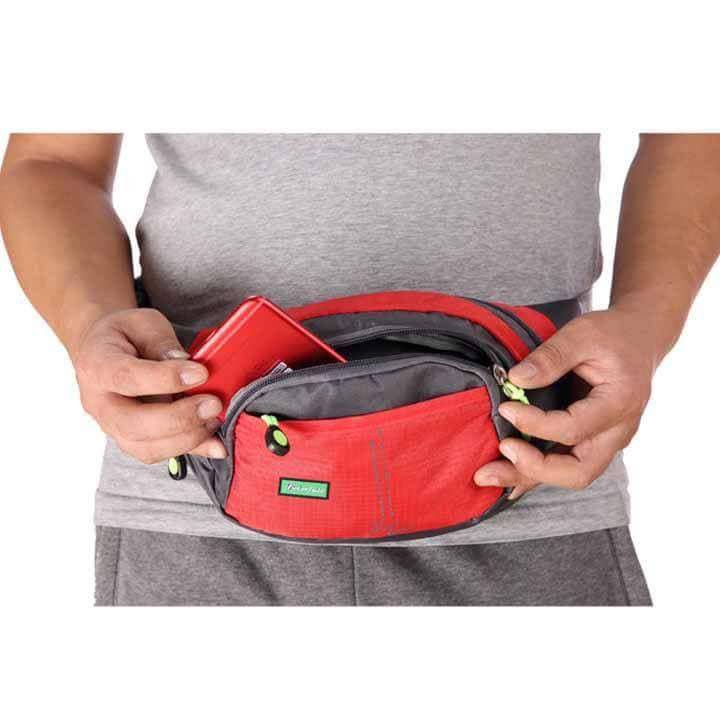 Túi đeo hông , Túi đeo bụng thể thao , ngang bụng, Túi bao tử màu đỏ