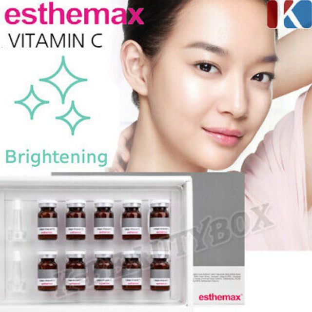 TẾ BÀO GỐC TRẮNG DA ESTHEMAX VITAMIN C AMPOULE 511 CHUYÊN DÙNG TRONG SPA, LẺ 1 ỐNG