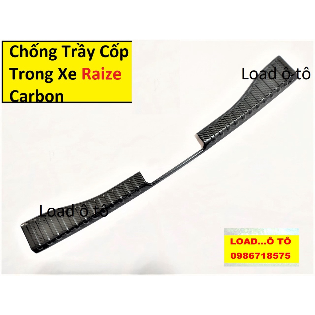 Chống Trầy Cốp Trong Xe Toyota Raize 2022 Mẫu Carbon Cao Cấp