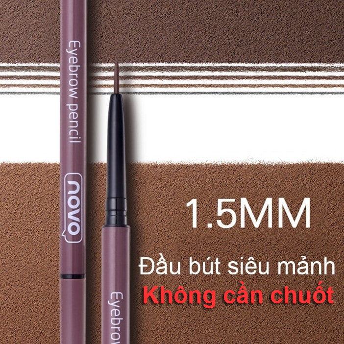 Chì kẻ lông mày siêu mảnh NOVO 1.5mm