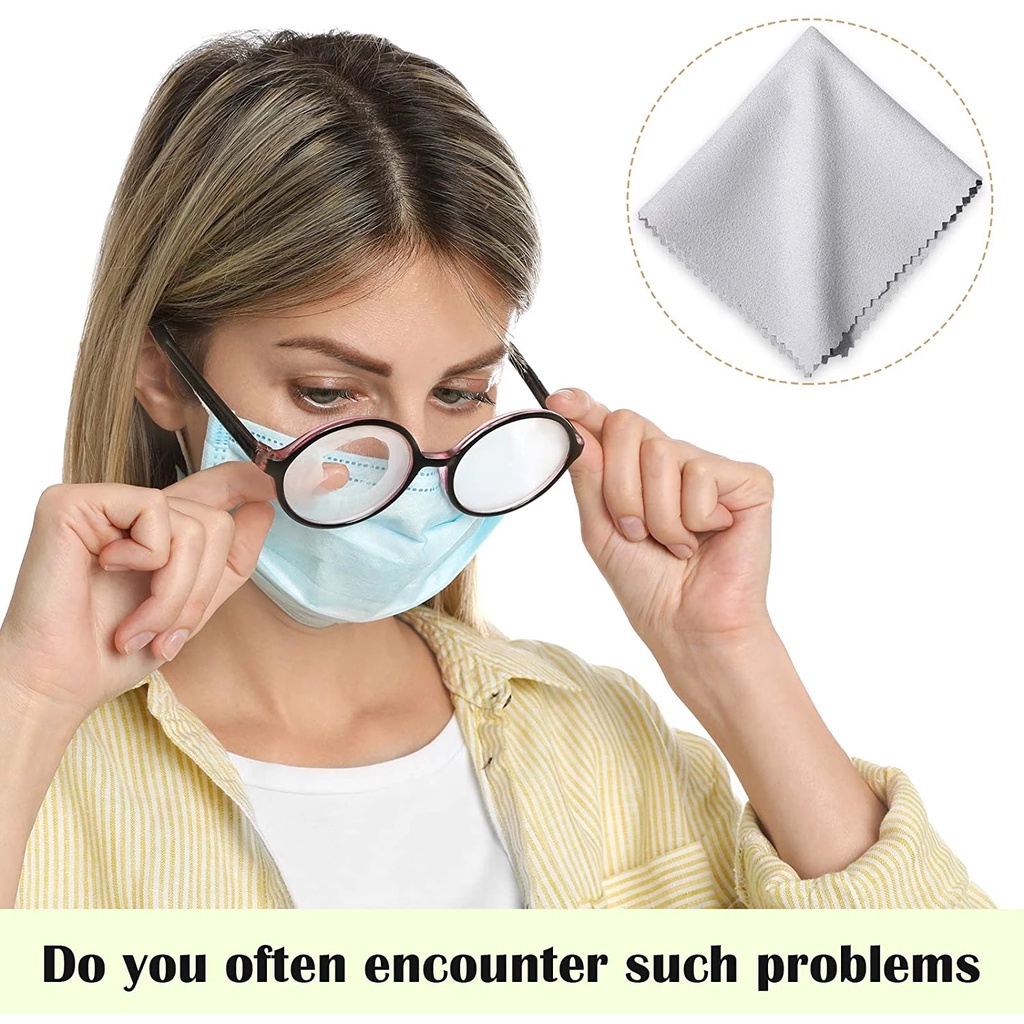 1 Khăn Lau Kính Chống Sương Mù Có Thể Tái Sử Dụng