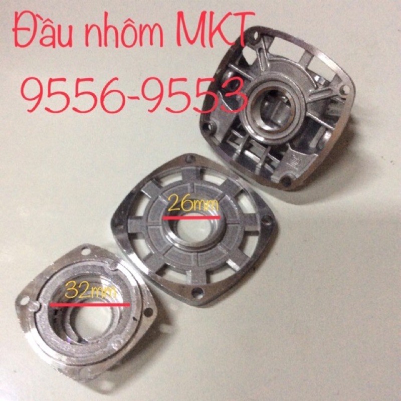Bộ đầu nhôm mài Makita 9553 9556, 3 chi tiết