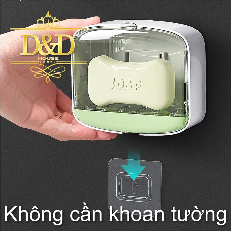 Hộp xà phòng, xà bông tắm dán tường cao cấp HAYAN