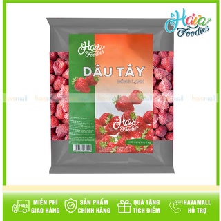 Trái Dâu Tây Đông Lạnh V-Safefood 1kg – Frozen Strawberries