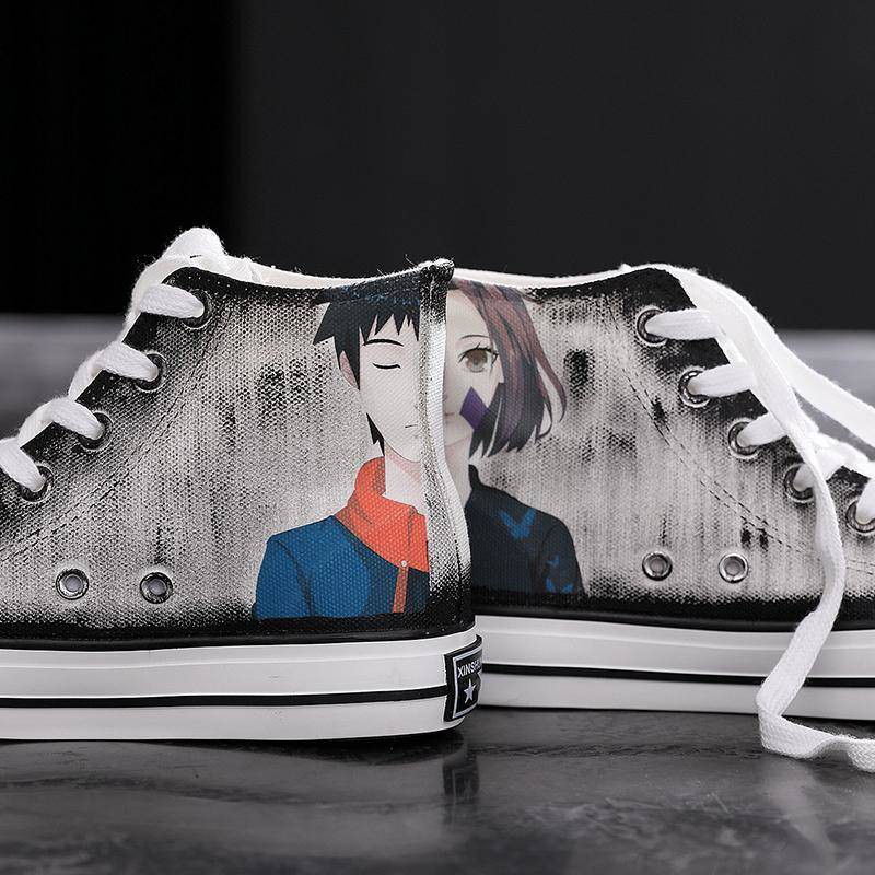 Naruto Canvas Anime thoáng khí cộng với kích thước giày nam tăng chiều cao | BigBuy360 - bigbuy360.vn