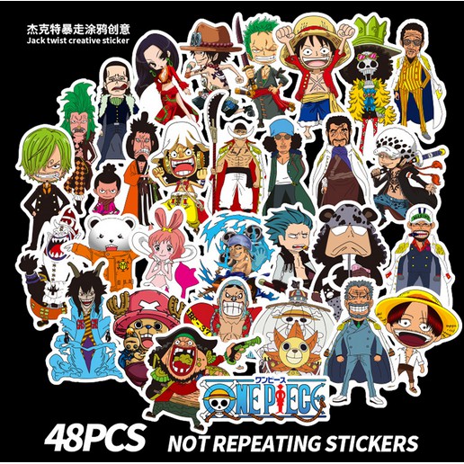 Sticker dán hoạt hình nhiều mẫu chống nước sticker dán mũ bảo hiểm vali laptop cực xinh bộ sưu tập 1