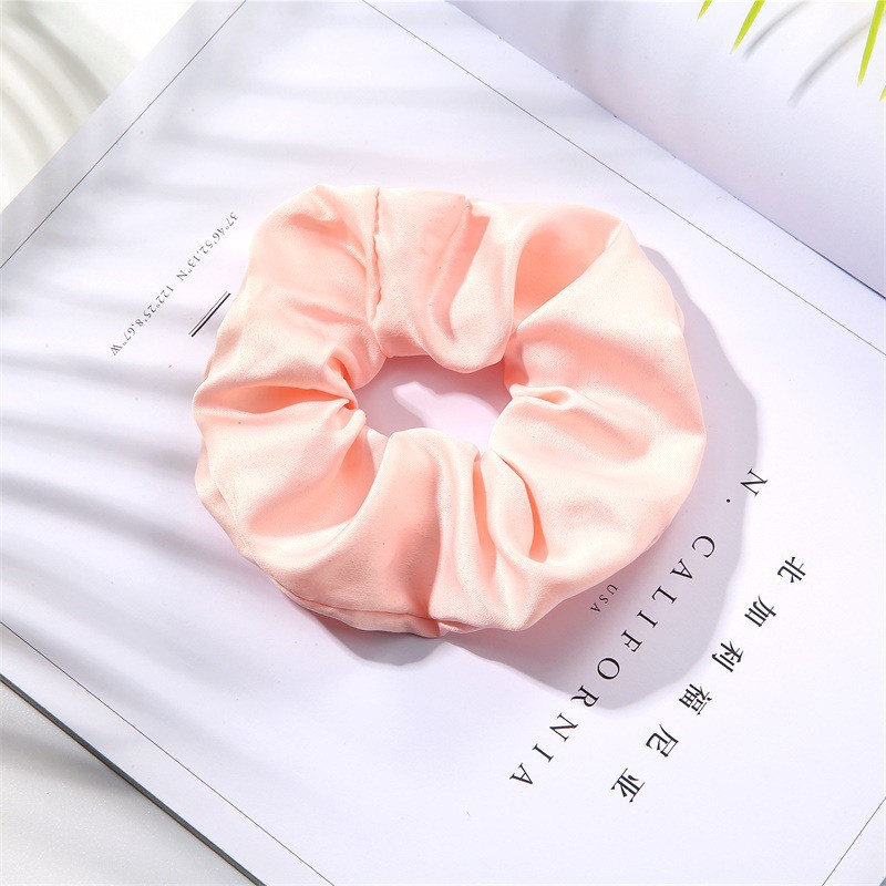 Buộc Tóc Scrunchies Màu Trơn A636 Mẫu Mới Xinh Xắn