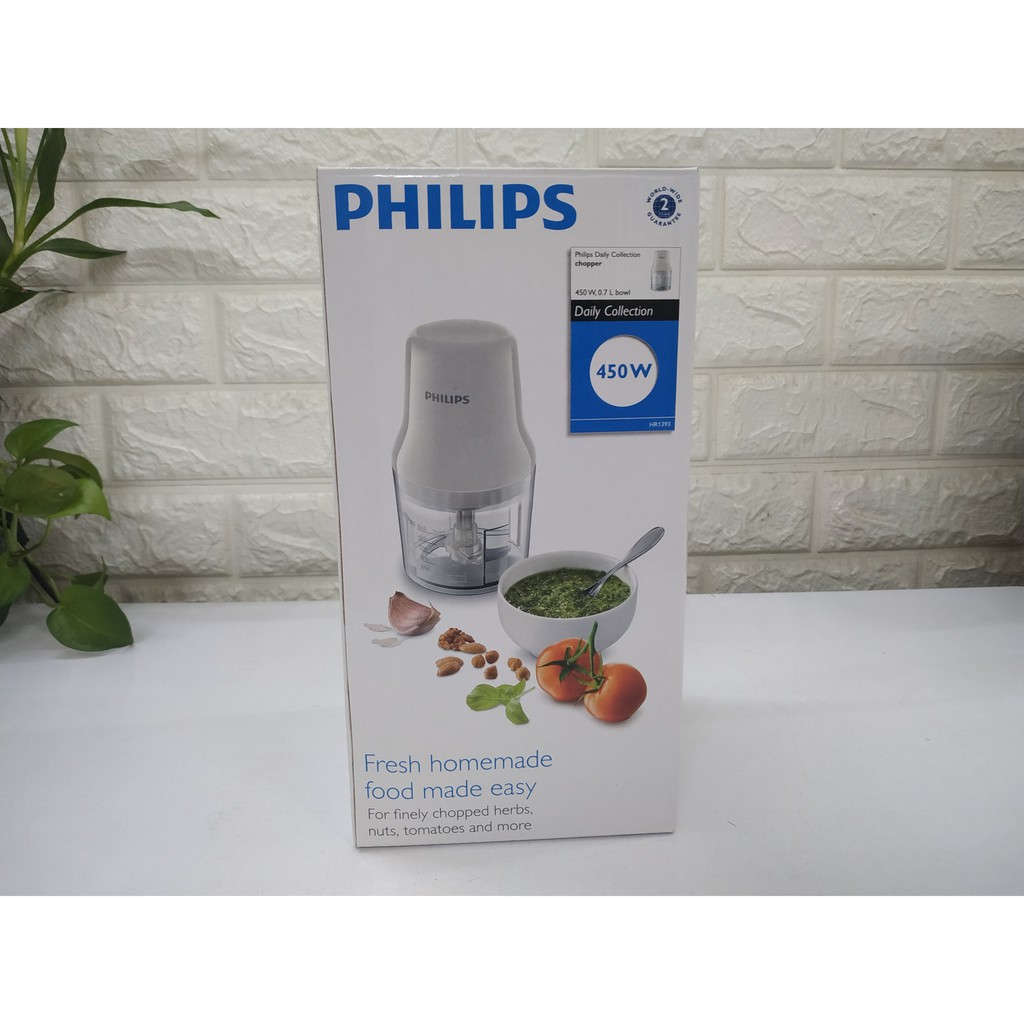 Máy Xay Thịt Philips HR1393 (0.7L) - Hàng chính hãng