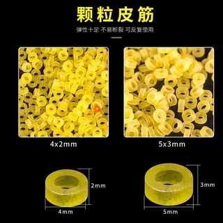 (Combo 5 túi) Dây thun cột mồi đỏ/vàng