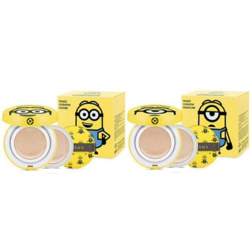 PHẤN NƯỚC MISSHA MINIONS MAGIC CUSHION MOISTURE SPF50+ PA+++ 2 LÕI | BigBuy360 - bigbuy360.vn