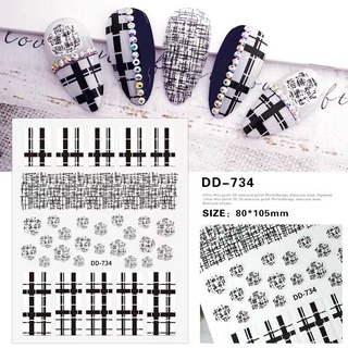 Sticker hình dán móng mẫu chữ mới Siêu HOT