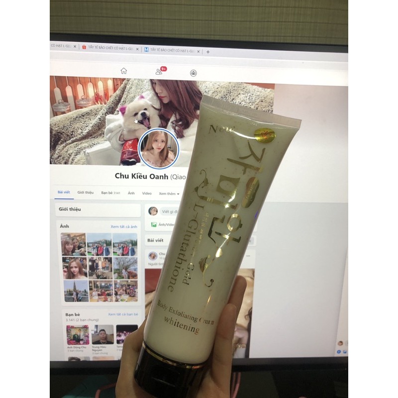 TẨY TẾ BÀO CHẾT CÓ HẠT L-GLUTATHIONE HÀN QUỐC