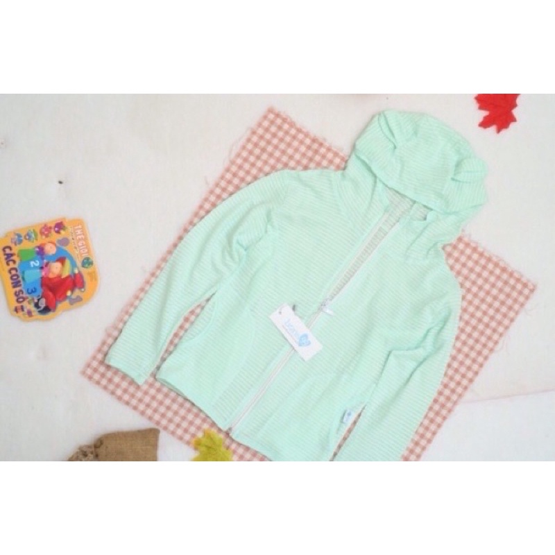 Áo Khoác chống nắng sợi tre cho bé 5-6y bon99