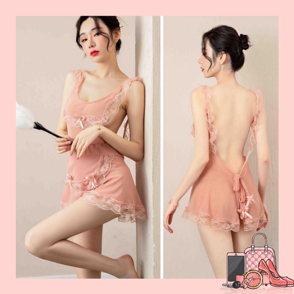 FridayStore Set váy ngủ cosplay cô dọn phòng L112 | BigBuy360 - bigbuy360.vn