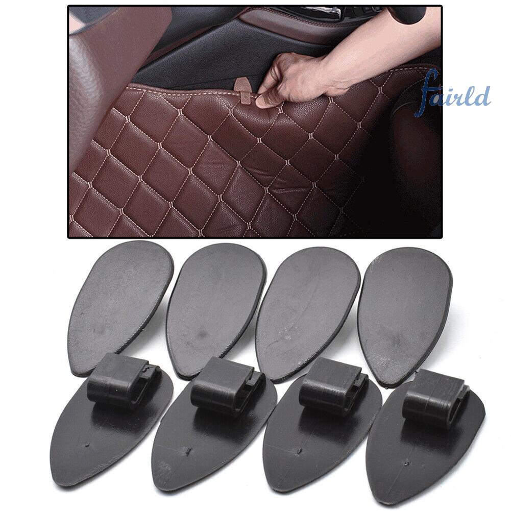 Set 8 Kẹp Cố Định Thảm Lót Sàn Xe Hơi Màu Đen Thông Dụng