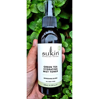 [SALE XẢ HÀNG] [SUKIN]Nước Hoa Hồng Trà Xanh Dưỡng Ẩm Dạng Xịt Green Tea Hydrating Mist Toner 125ml