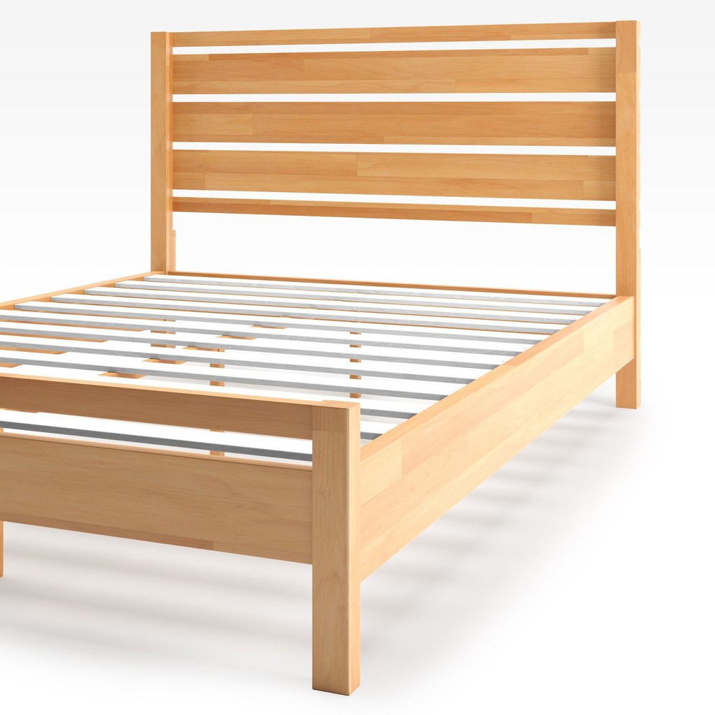 [Mã LIFEZI99 giảm 8% tối đa 50K đơn 99K] Giường Ngủ Zinus Gỗ Tự Nhiên Sang Trọng Aimee Wood Platform Bed Frame