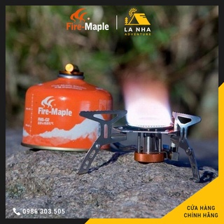 Bếp Gas mini Dã ngoại Fire Maple FMS-105 Là Nhà Chính hãng, gập gọn chỉ bằng lòng bàn tay, tiện mang đi du lịch