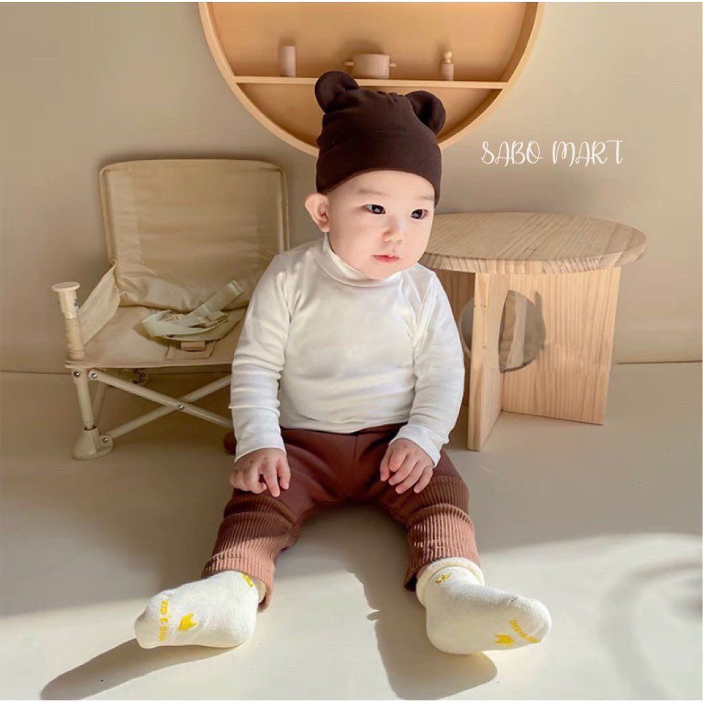 Mũ Cotton Tai Chuột Mickeyy Cho Bé Trai Bé Gái 3-18 Tháng Hàng Quảng Châu Siêu Đẹp - SABOMART