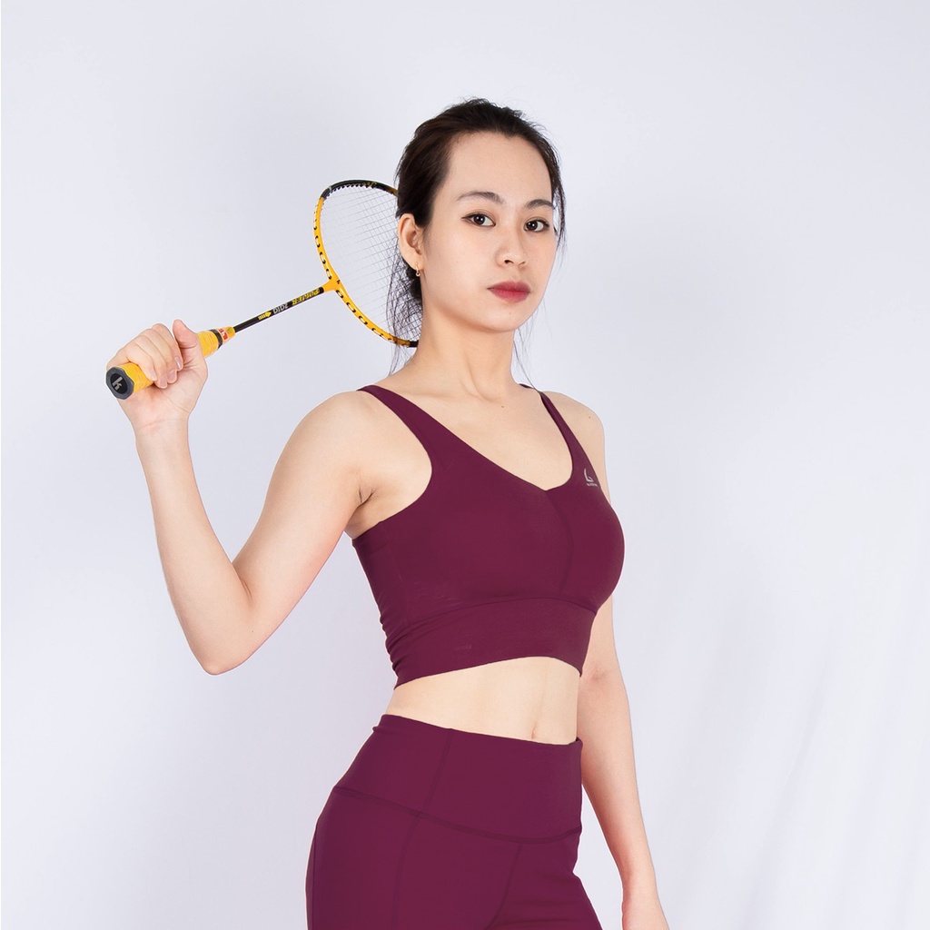 Áo Bra croptop Cổ tim Gladimax phù hợp vói nhiều bộ môn yoga, gym, aerobic