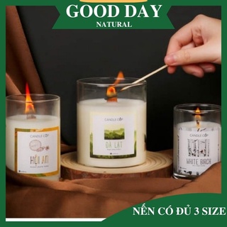 Nến thơm phòng AGAYA Candle Cup giúp thư giãn, giảm stress, ngủ ngon ,không khói an toàn
