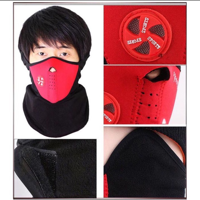 Khăn ninja đi phượt,trùm cổ GIÁ SỈ (có lỗ thông mũi)