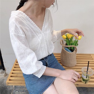 [Order] Áo sơ mi ren Hàn Quốc Ulzzang SM106
