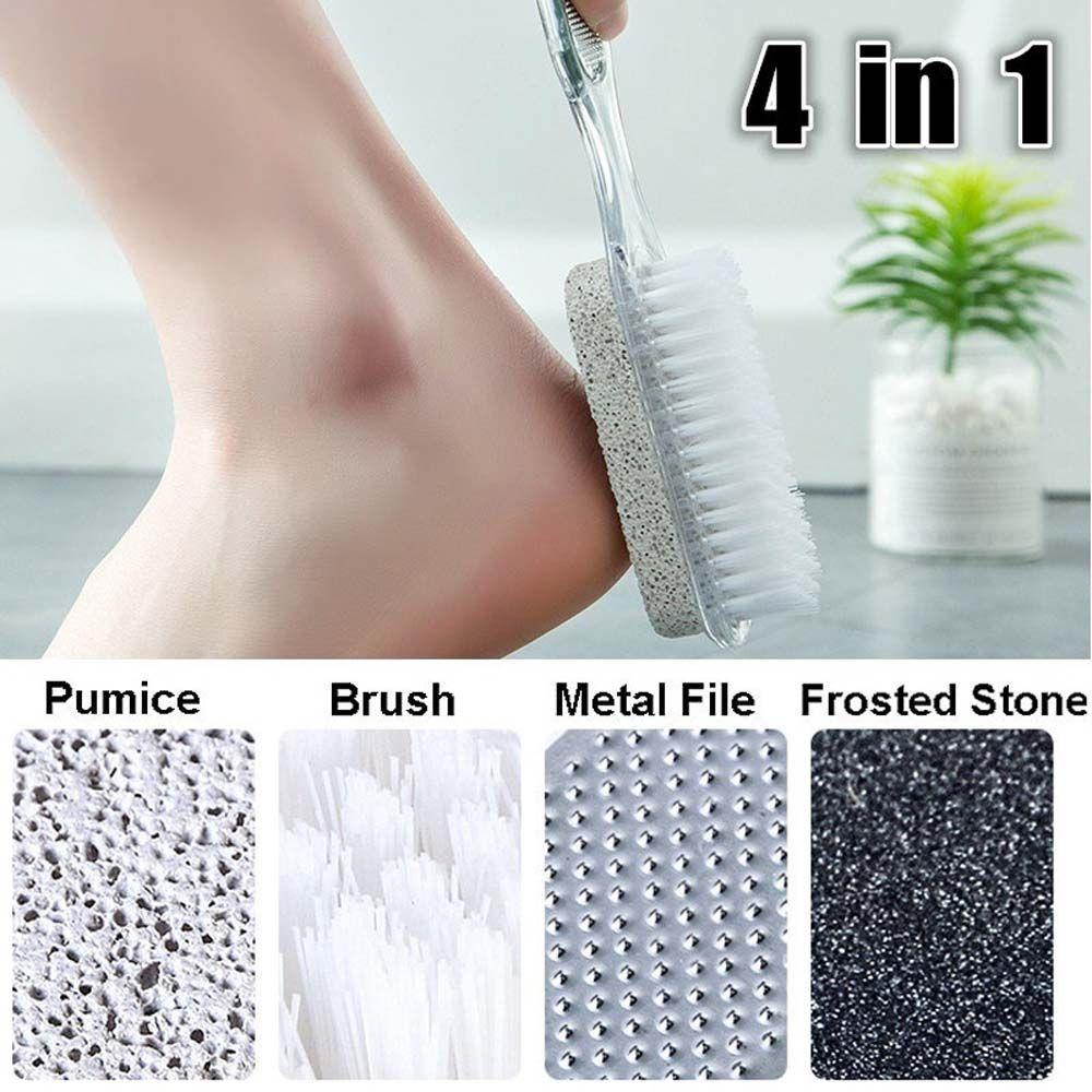 Bàn Chải Làm Sạch Bàn Chân Tẩy Tế Bào Chết 4 Trong 1 Chuyên Dụng