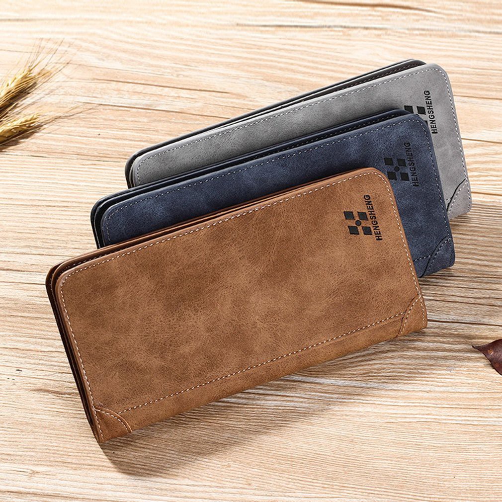 Ví da dáng dài phong cách cổ điển cho nam