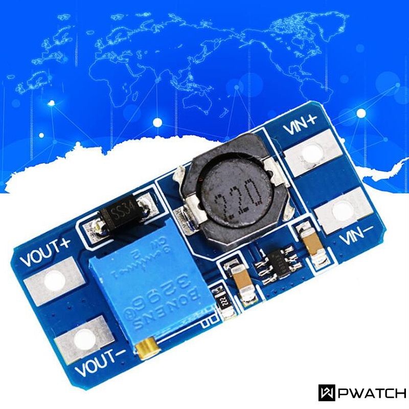 Mô đun tăng áp DC-DC 2A 3V/5V sang 5V/9V/12V/24V MT3608