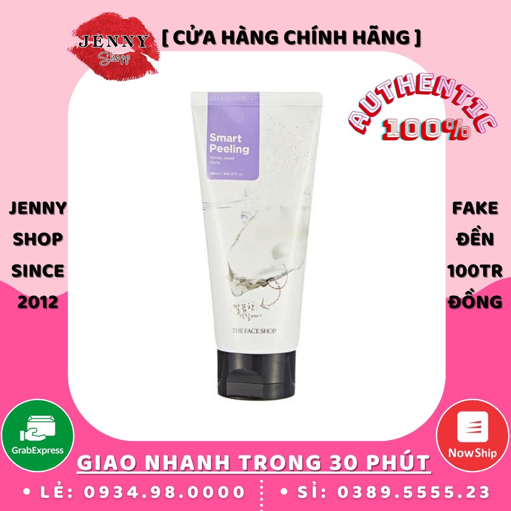 Tẩy Da Chết Smart Peeling White Jewel The Face Shop