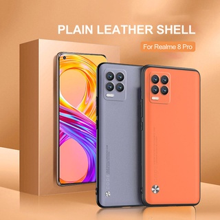 Ốp Điện Thoại Da Chống Sốc Sang Trọng Cho Oppo Realme 8 Pro realme8 realm1 8pro 4G 5G