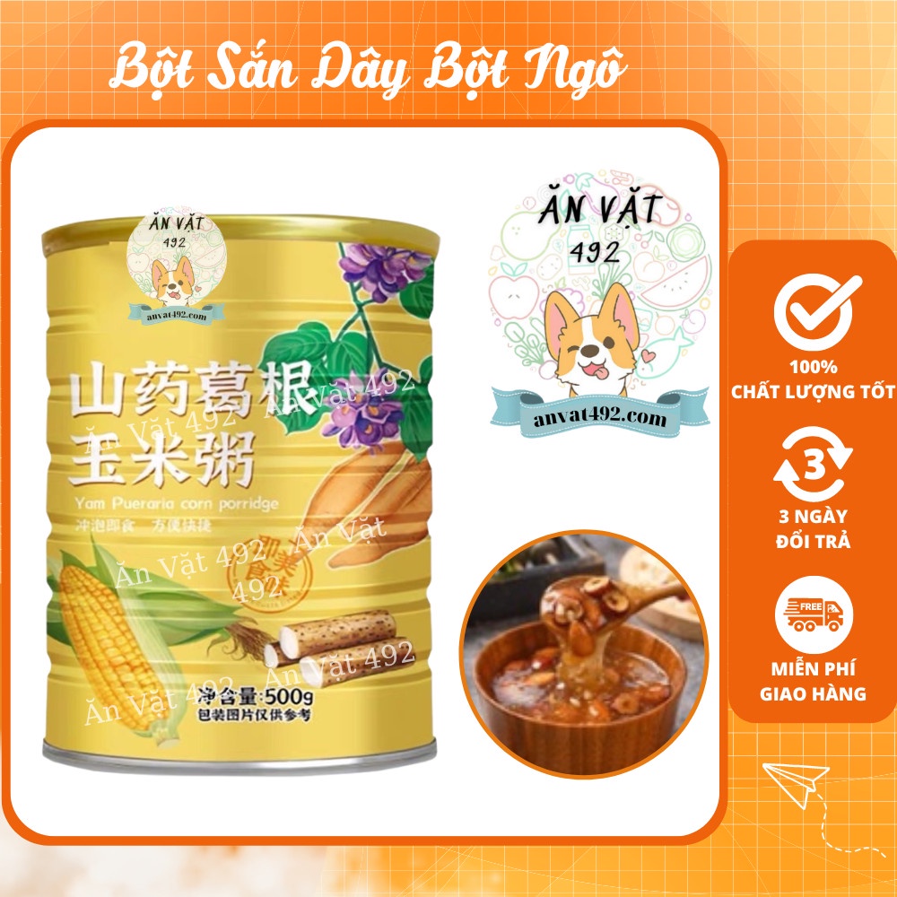 Bột Củ Sen Mix Hạt Dinh Dưỡng, Bột Sắn Dây Bột Ngô Dưỡng Nhan, Ăn Kiêng - Ăn Vặt 492