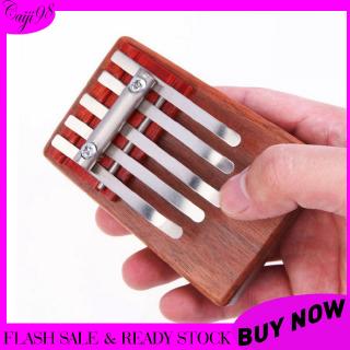 5-Key Kalimba Rosewood Mbira Children Mini Guitar Thumb Piano Traditional Musical Instrument Perfect Gift for Kids