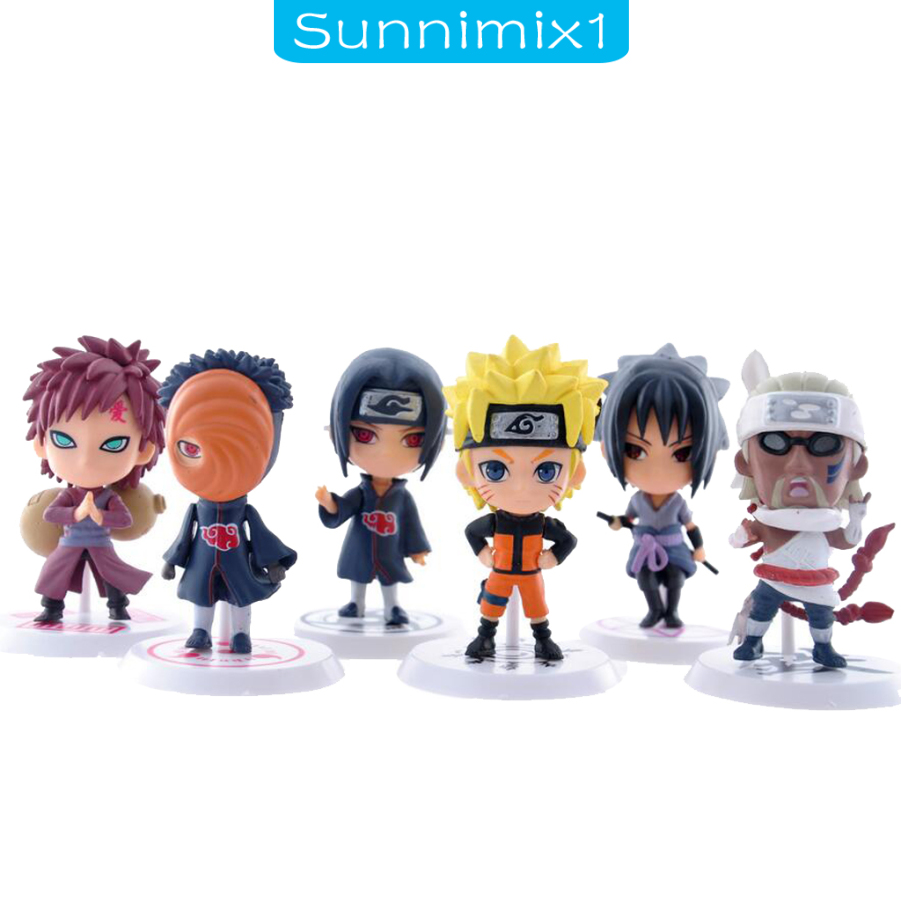 Set 1 Mô Hình Đồ Chơi Nhân Vật Trong Phim Hoạt Hình Naruto 7cm