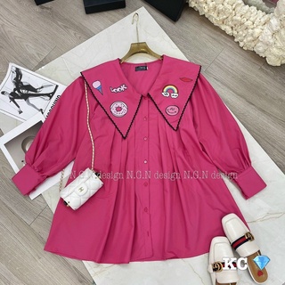 Áo sơ mi bánh bèo tiểu thư