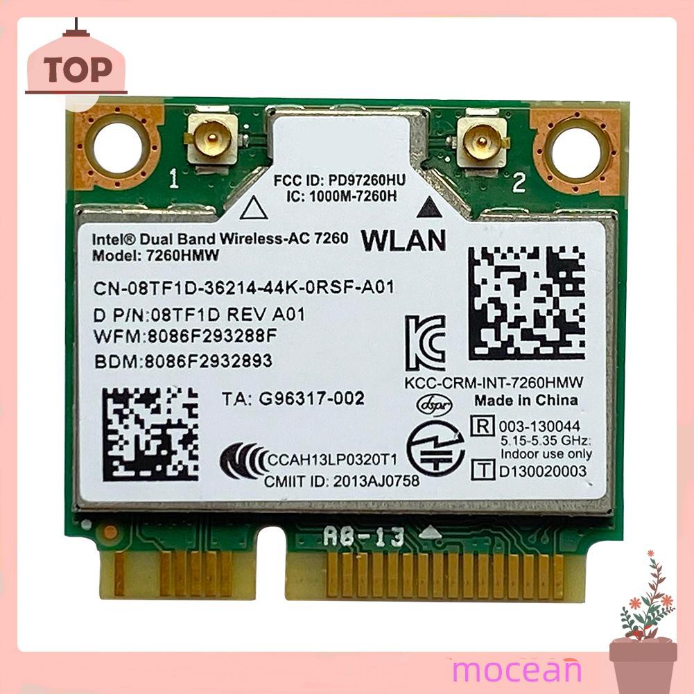 Usb Wifi Mocean 2.4g + 5g 867m Mini Pcie Bluetooth 4.0 Thẻ