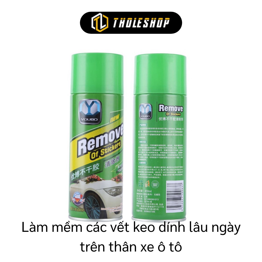 [SGD] Chai Vệ Sinh Xe Hơi - Chai Xịt Tẩy Keo, Băng Dính Trên Xe Hơi Remove 650ml 9207