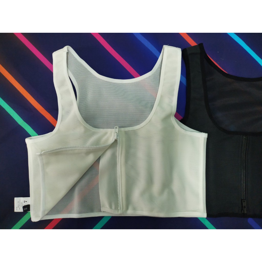 [MUA 2 TẬNG 1] Áo nịt vải lưới dây kéo giữa thoáng mát - Không gen bó dễ chịu | BigBuy360 - bigbuy360.vn