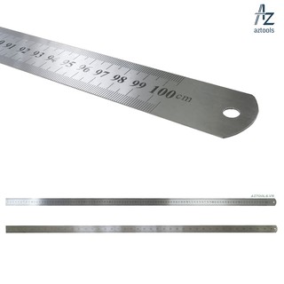Combo 3 thước thép không gỉ 1m