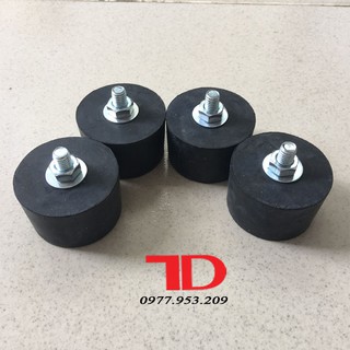 Combo 4 Cao su chống rung cục nóng điều hòa, đế cao su giảm chấn chống rung