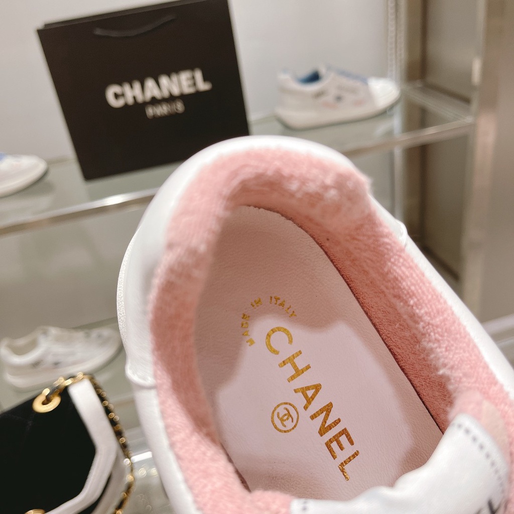 Giày Thể Thao CHANEL 2022 Xiaoxiang C 'S Đế Cao Su Bốn Màu Thời Trang Xuân Hè Cho Nữ